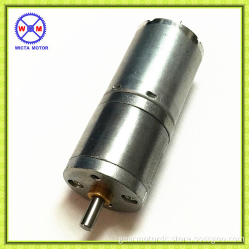 Variable speed micro Metal gearbox 25mm 6v dc motor high torque LOW RPM